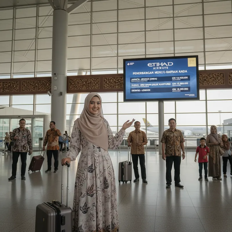 Etihad Airways (EY) — Rute ex Indonesia, Bagasi Umrah, Layanan