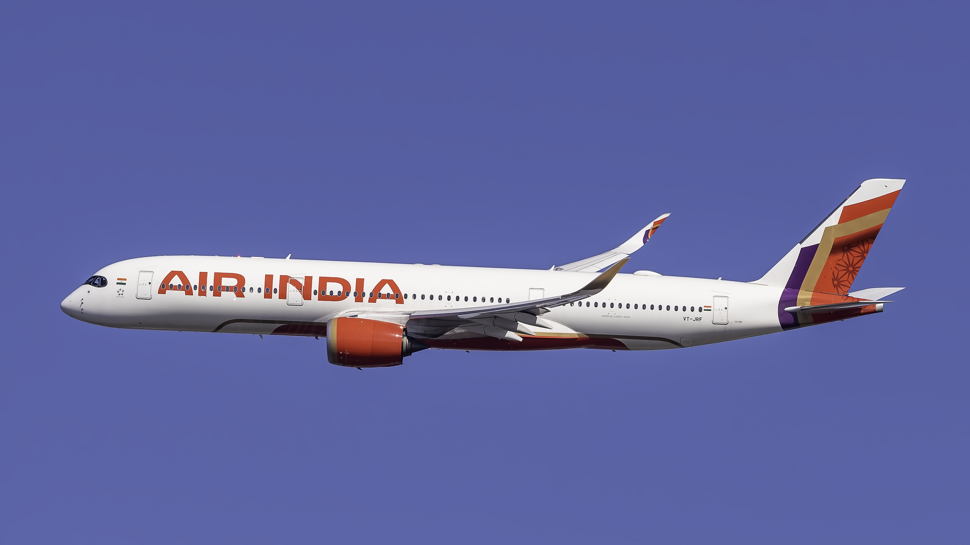 Air India aircraft (AI) — maskapai rute internasional, photo via Wikimedia Commons (Wikipedia summary)