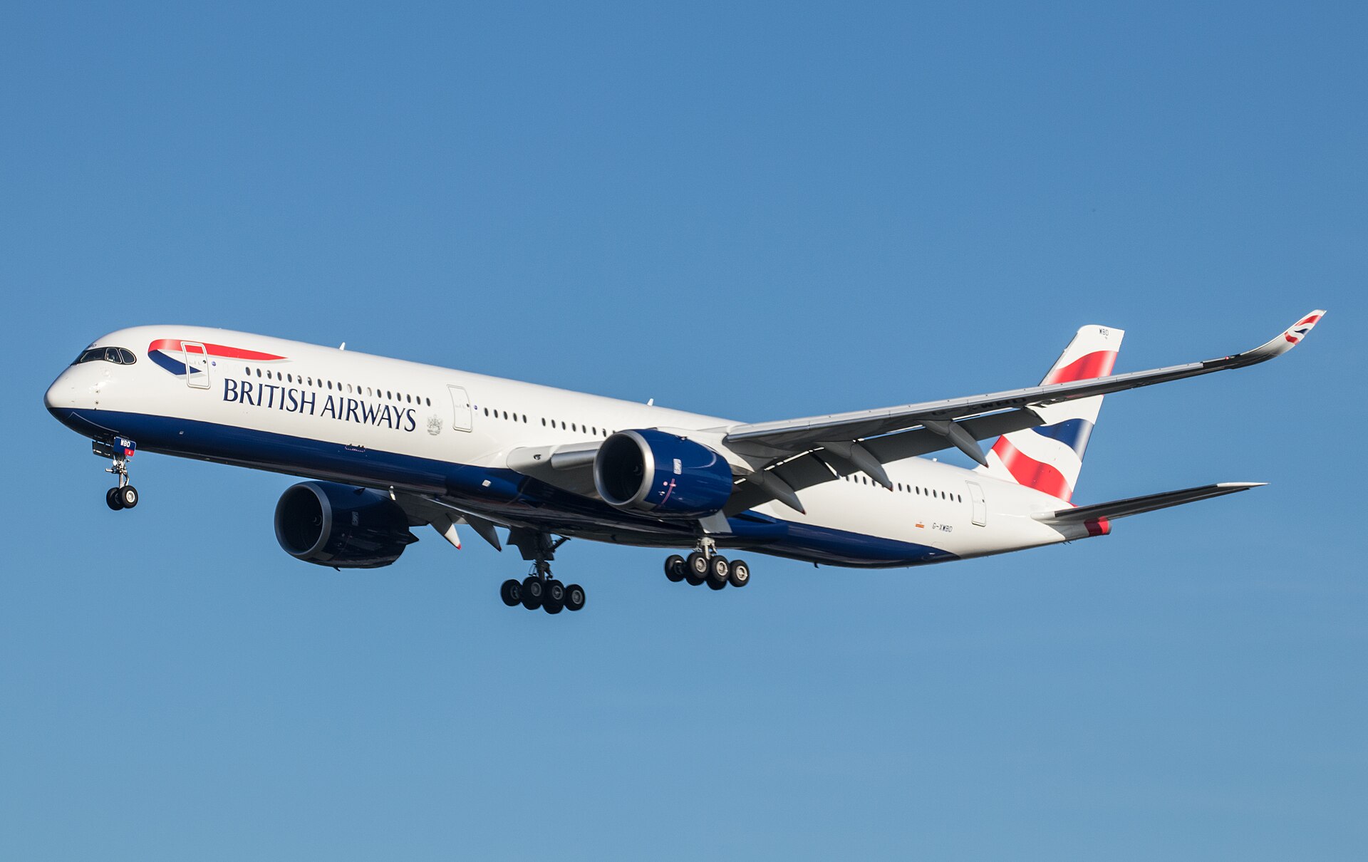 British Airways aircraft (BA) — maskapai rute internasional, photo via Wikimedia Commons (Wikipedia summary)