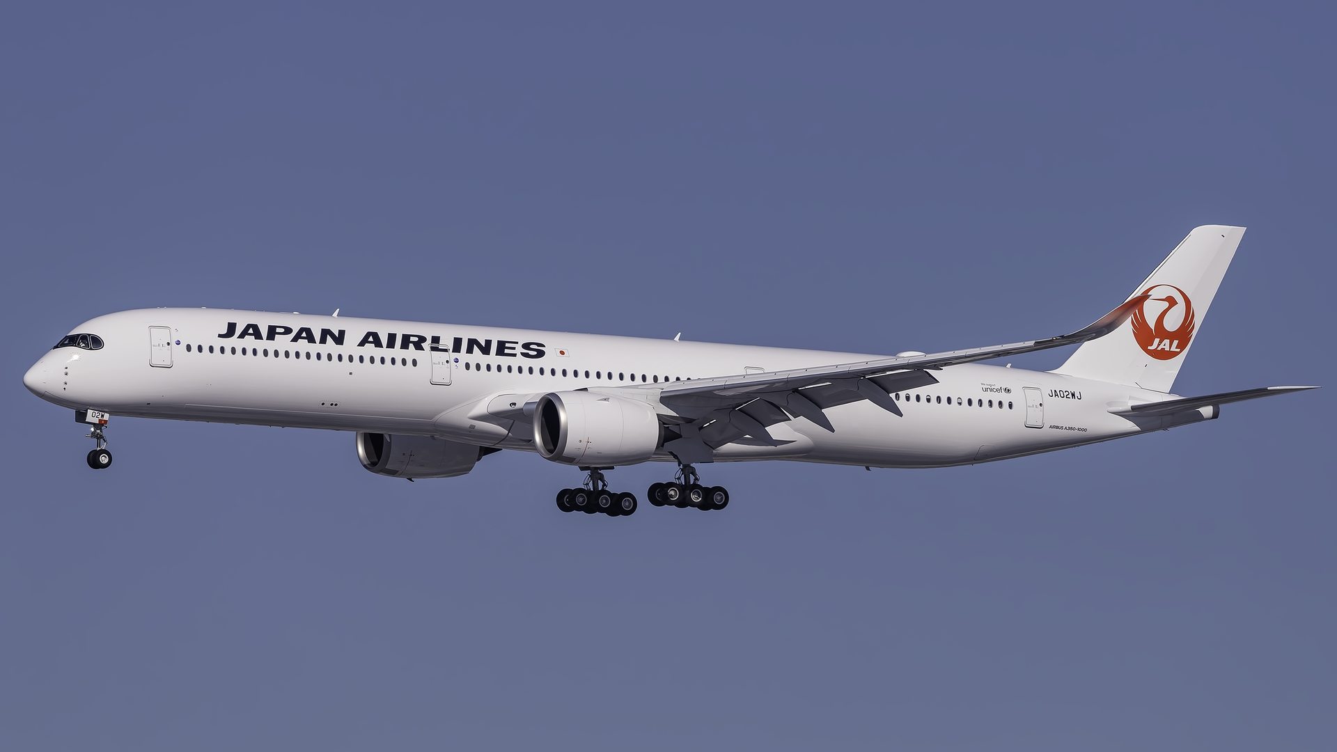 Japan Airlines aircraft (JL) — maskapai rute internasional, photo via Wikimedia Commons (Wikipedia summary)