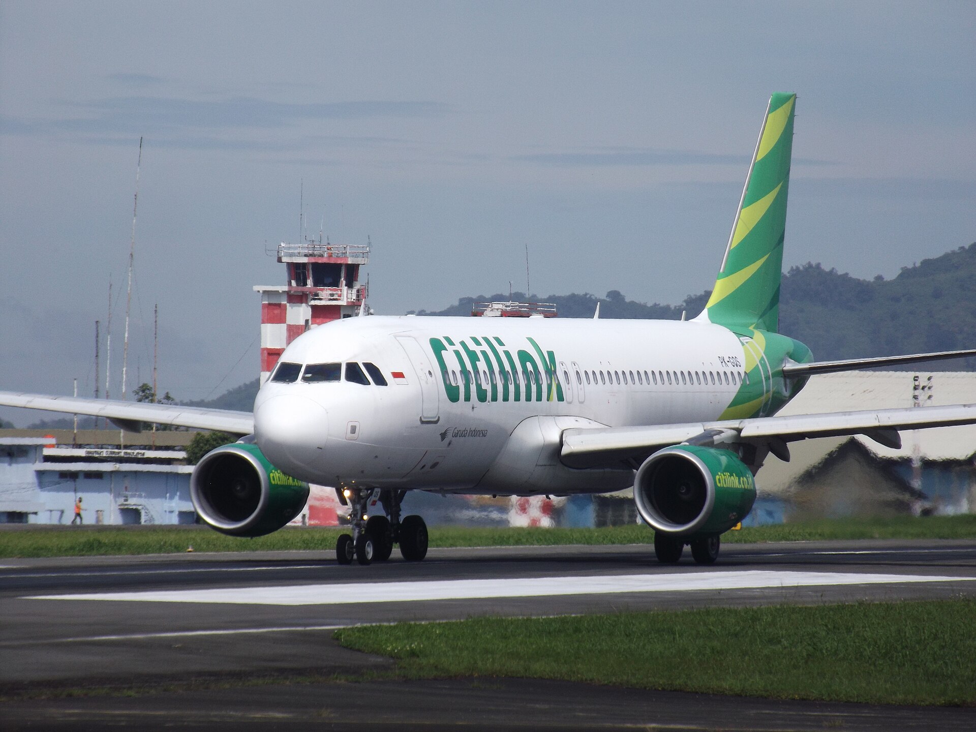 Citilink aircraft (QG) — maskapai rute Umroh/Hajj Indonesia, photo via Wikimedia Commons (Wikipedia summary)