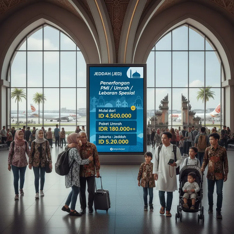 Bandara Jeddah (JED) — Penerbangan Internasional, Terminal, Tips