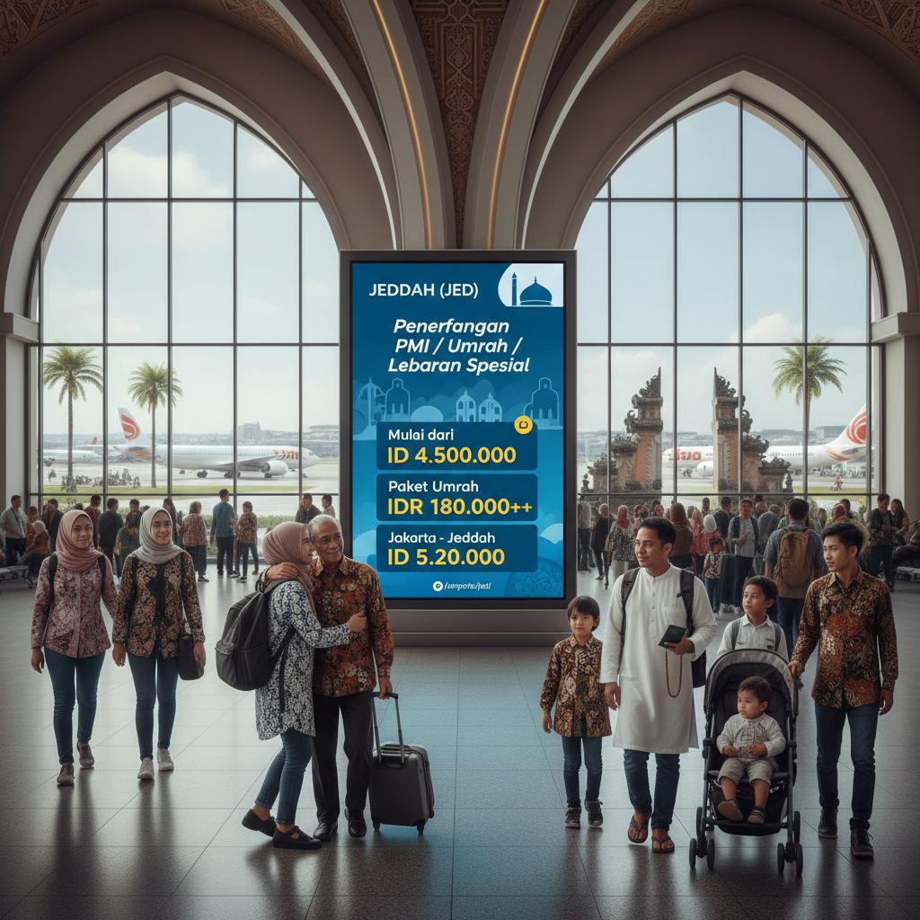 Bandara Jeddah (JED) — Penerbangan Internasional, Terminal, Tips | 2026