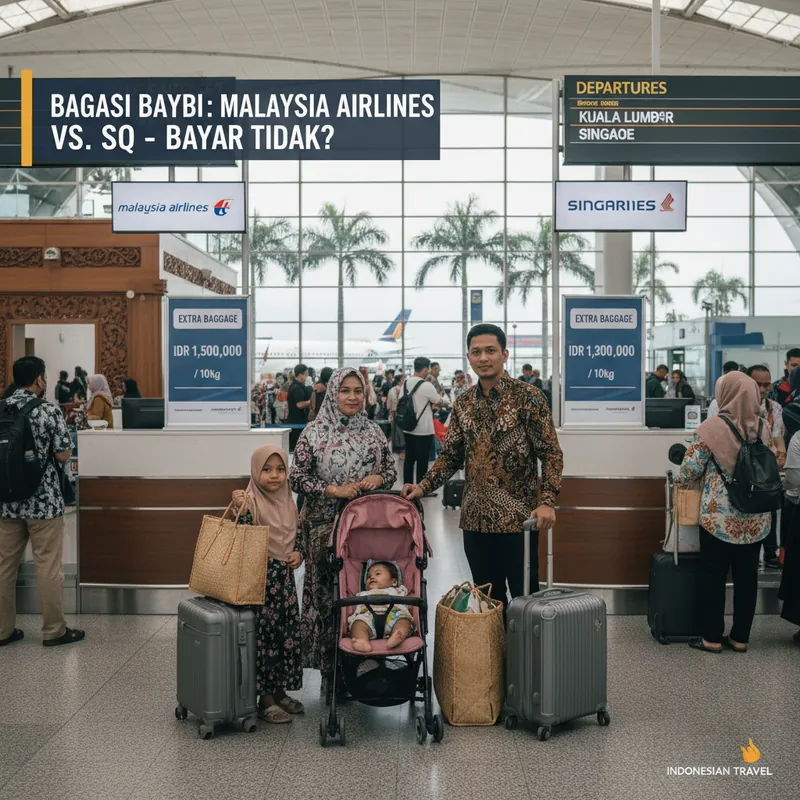 Bagasi Bayi Malaysia Airlines vs Singapore Airlines
