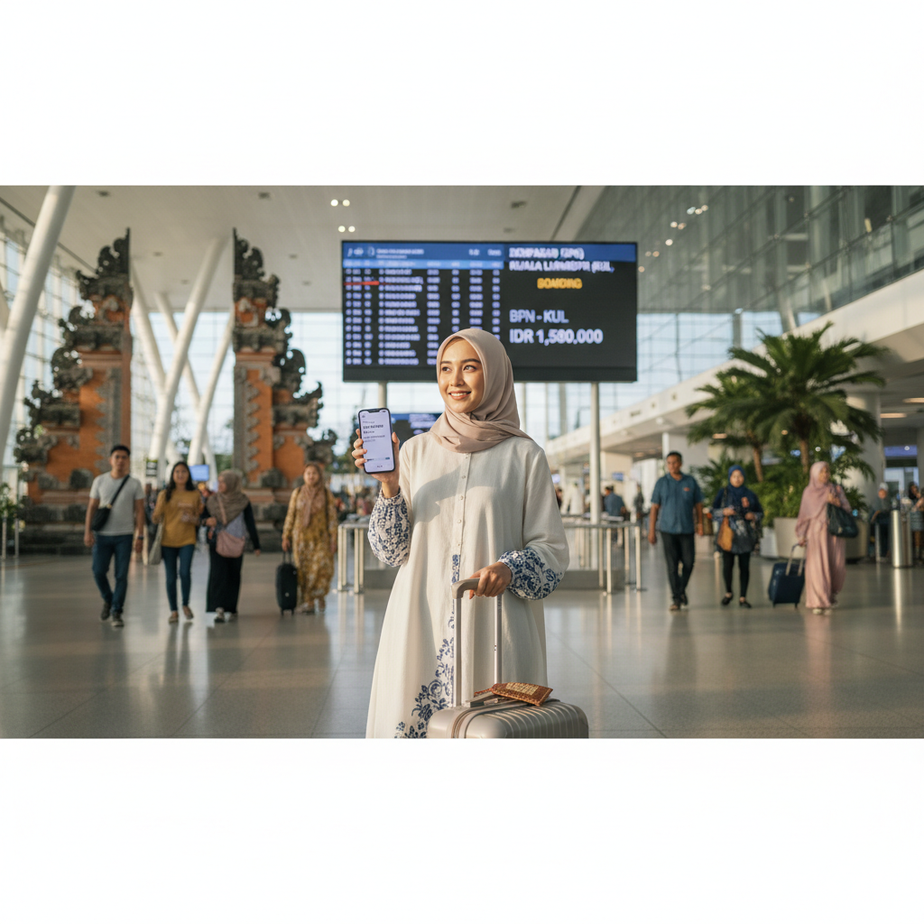 Tiket Pesawat Balikpapan (BPN) ke Kuala Lumpur (KUL) — Jadwal, Harga IDR, Maskapai PMI | 2026