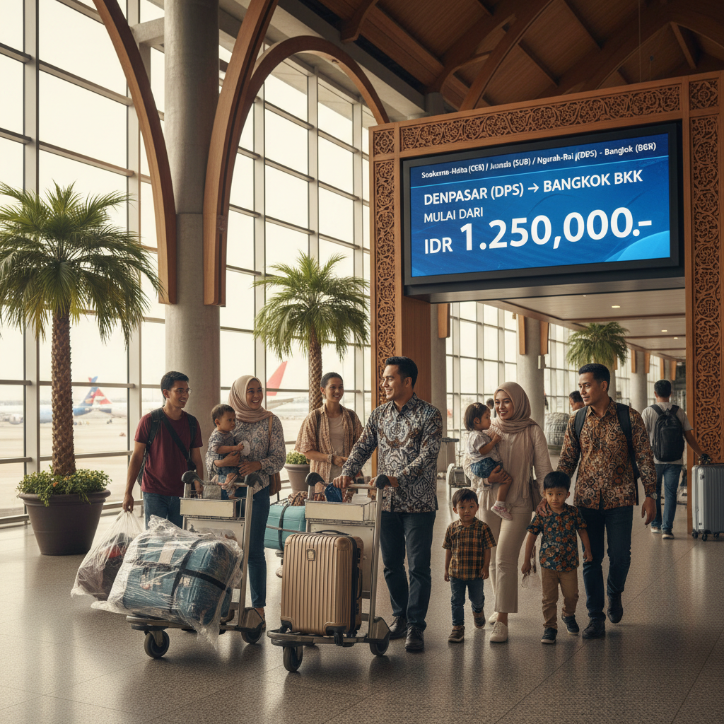 Flight DPS to Bangkok