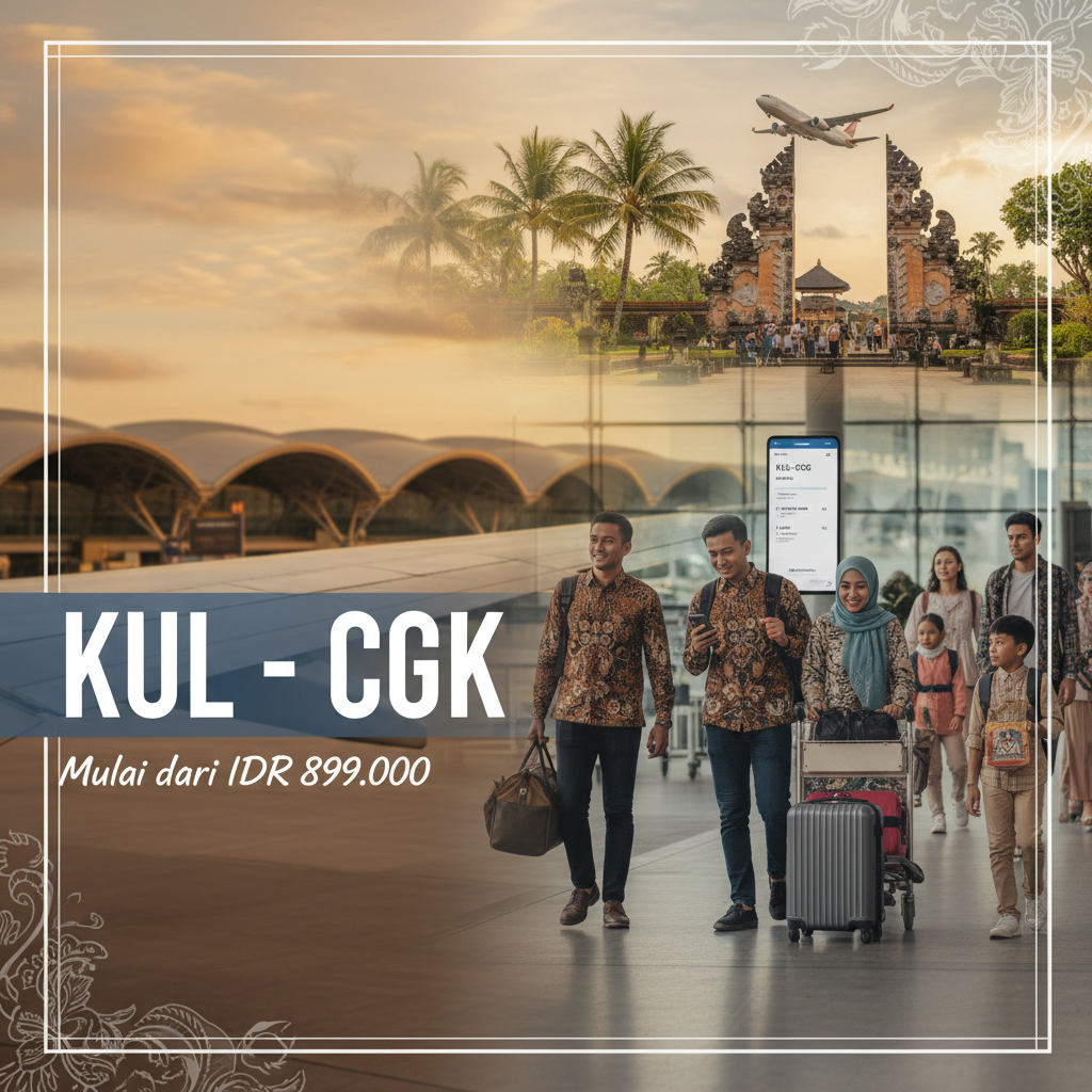 Tiket Pesawat Kuala Lumpur (KUL) ke Jakarta (CGK) — Jadwal, Harga IDR, Maskapai PMI | 2026