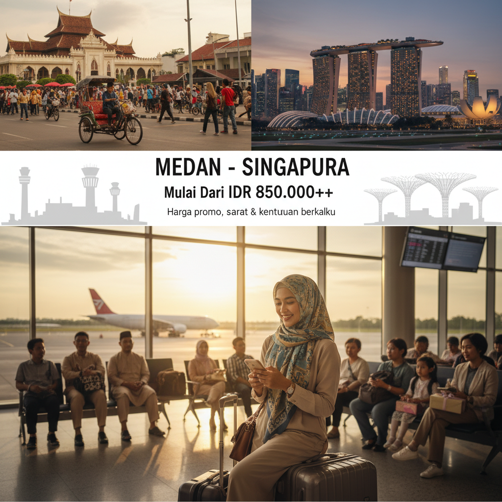 Tiket Pesawat Medan ke Singapore — Jadwal, Maskapai, Harga IDR | 2026