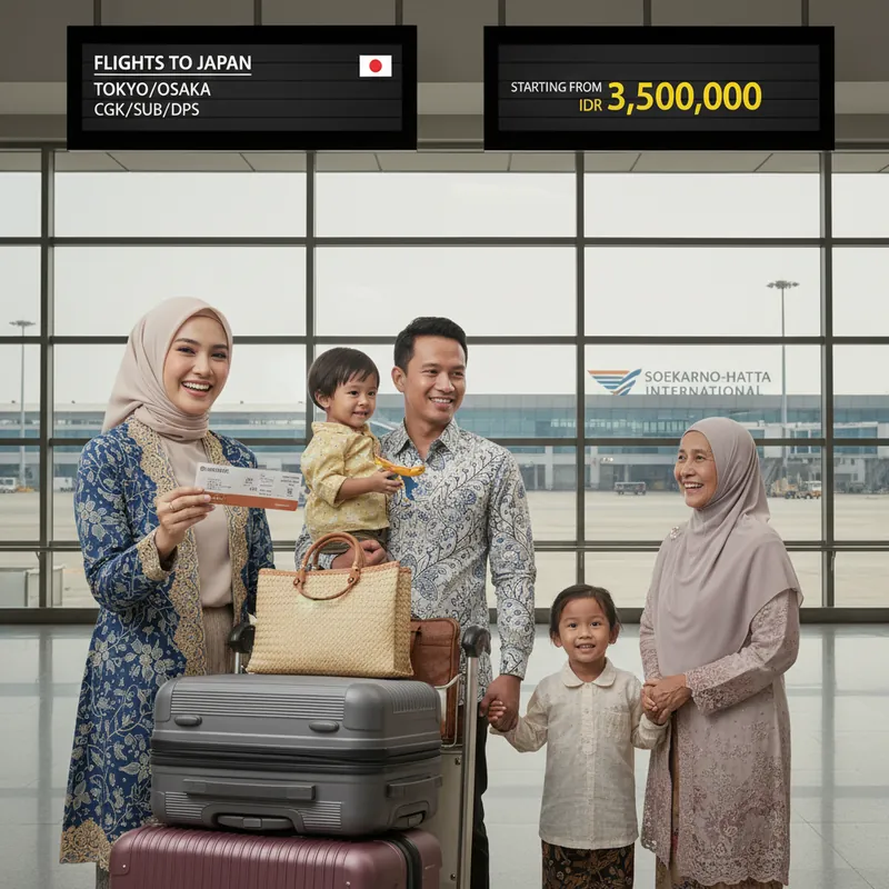 Tiket Pesawat ke Japan dari Indonesia — Visa, Waktu Terbaik, Rute