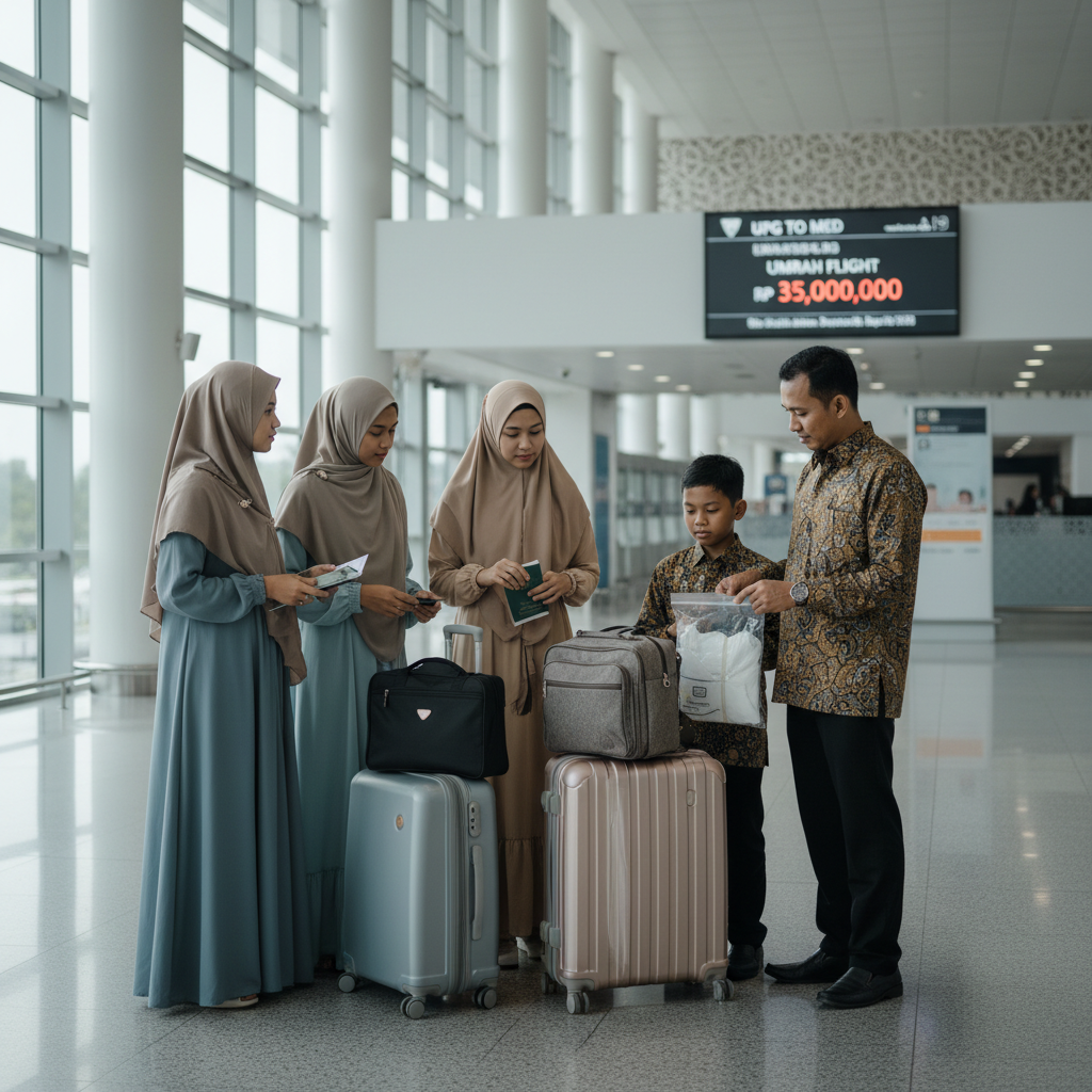 Tiket Pesawat Makassar (UPG) ke Madinah (MED) — Jadwal, Harga IDR | 2026