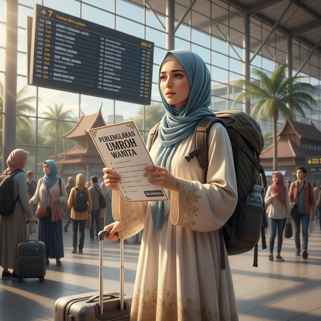 Perlengkapan Umroh Wanita 2026: Checklist 8 Kategori dengan Harga IDR di Indonesia dan Saudi