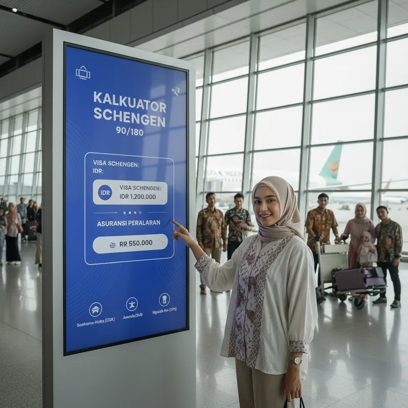 Schengen 90/180 Calculator — Indonesian passport 2026